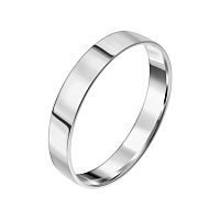 Серебряное обручальное кольцо