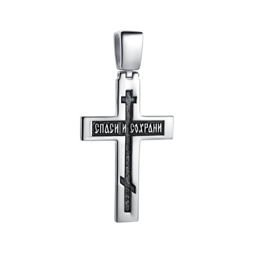 Крест серебряный фото 2