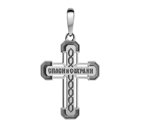 Крест серебряный фото 2