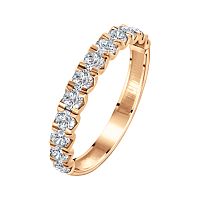 Золотое кольцо с фианитами