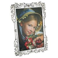 Фоторамка серебряная