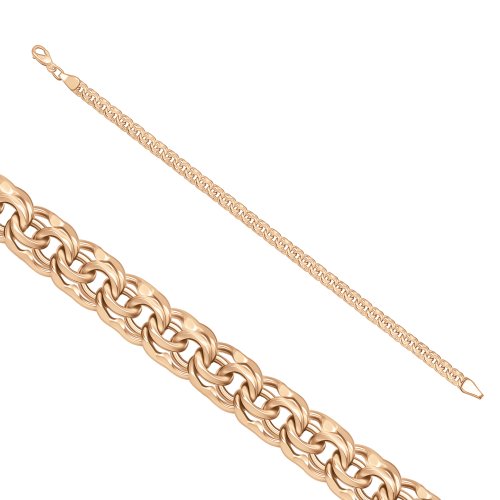 Золотой браслет с алмазной гранью